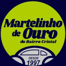 Logotipo Martelinho de Ouro do Bairro Cristal